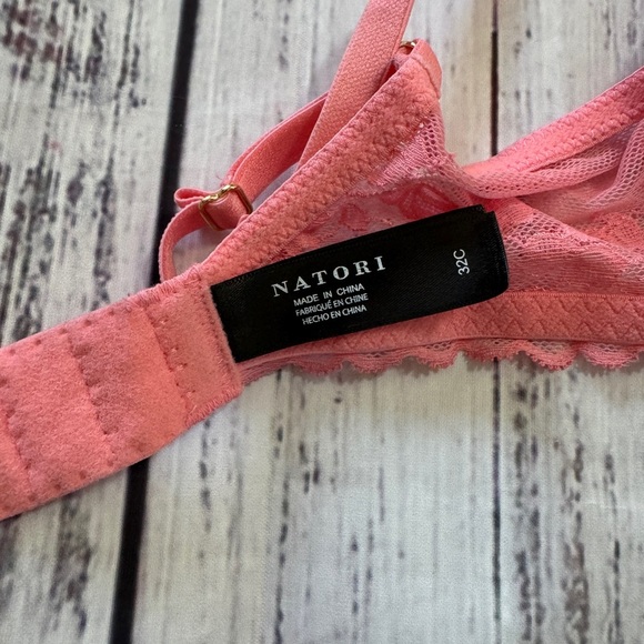 Natori Women's Cherry Blossom Convertible Contour Bra 32C Lace NWOT - Picture 3 of 5